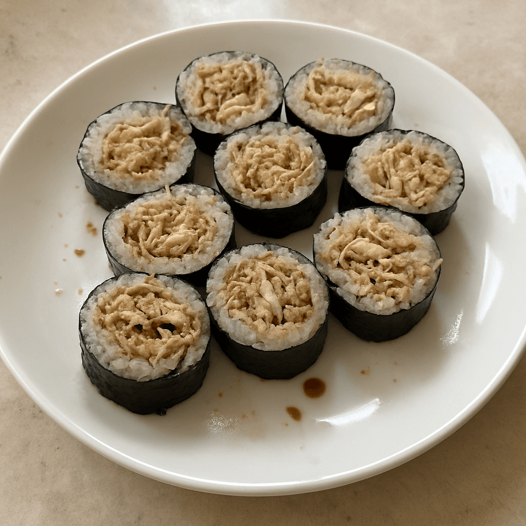 야식 참다 폭식하는 사람 주목, 닭가슴살 장조림 김밥