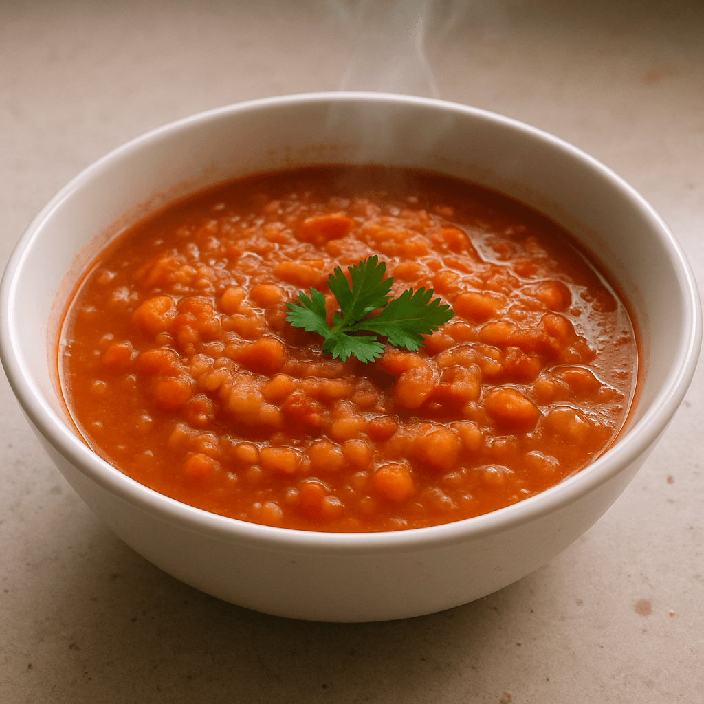 끓이기만 하면 되는데 속이 든든해요, 렌틸콩 토마토 수프 한 냄비