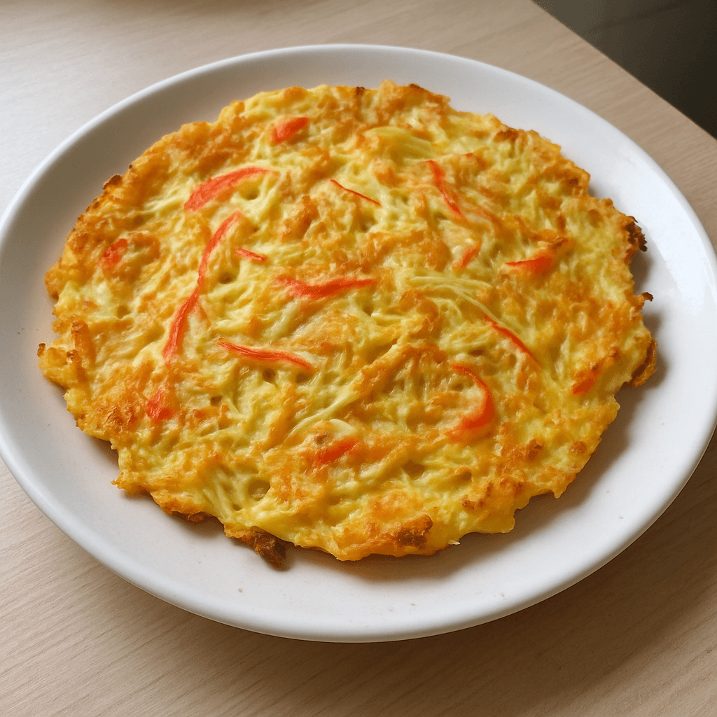 밀가루 없이 부친 전, 야식으로 먹어도 속이 편하더라고요